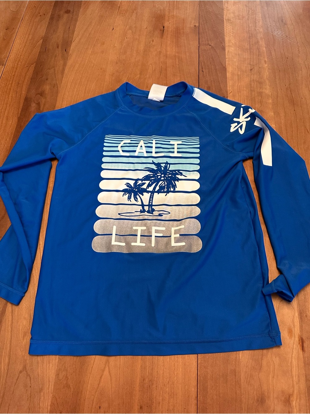 Skechers Royal Blue Long Sleeve 'CALI LIFE' Swim Rashguard